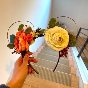 Custom floral Disneyland ears